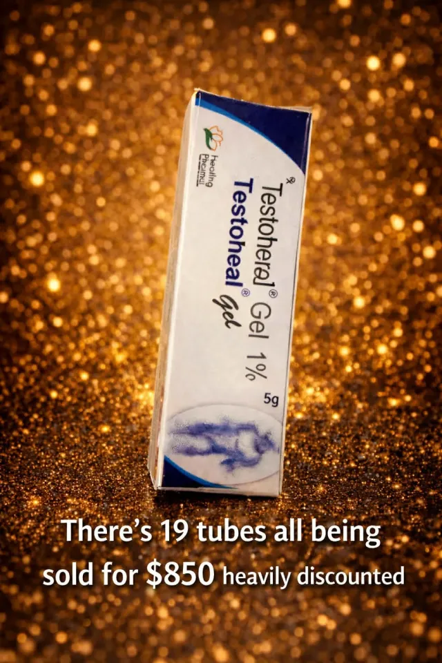 TESTOHEAL TESTOSTERONE GEL - X 19 TUBES SUPER SPECIAL